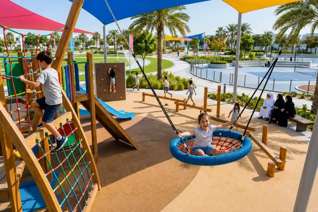 Kids Dale imaginative play area at The Valley by Emaar