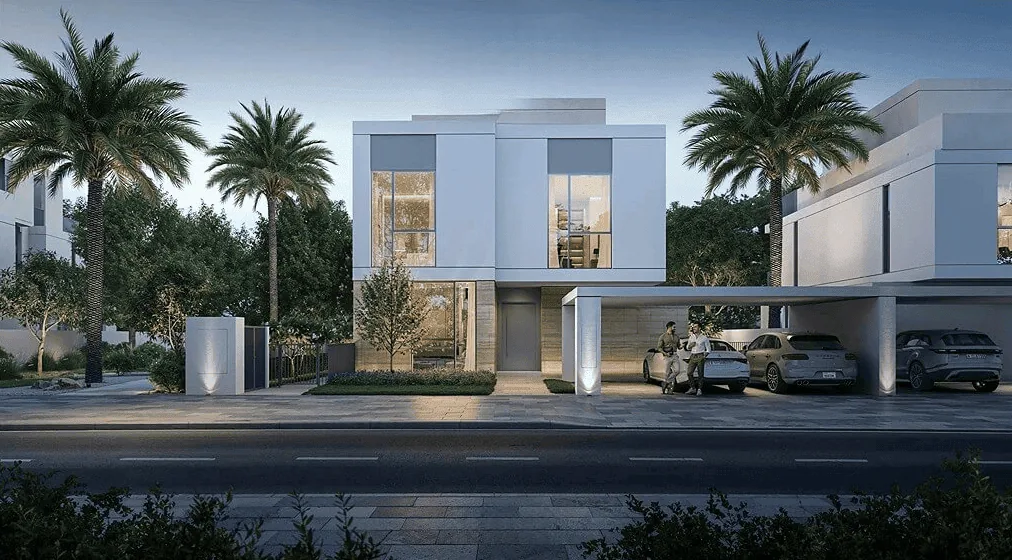 Four-bedroom villa and carport at Avelia at The Valley by Emaar