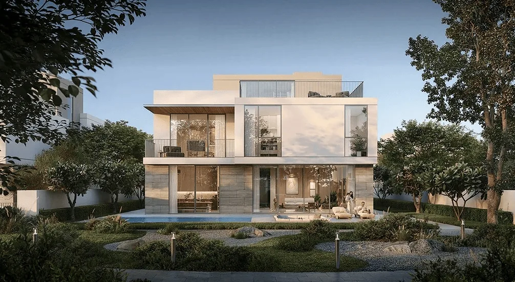 Luxury villa garden view at Avelia at The Valley by Emaar
