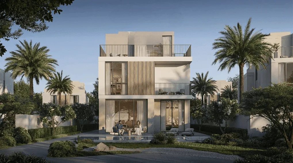 Landscaped Premium villa garden at Avelia at The Valley by Emaar