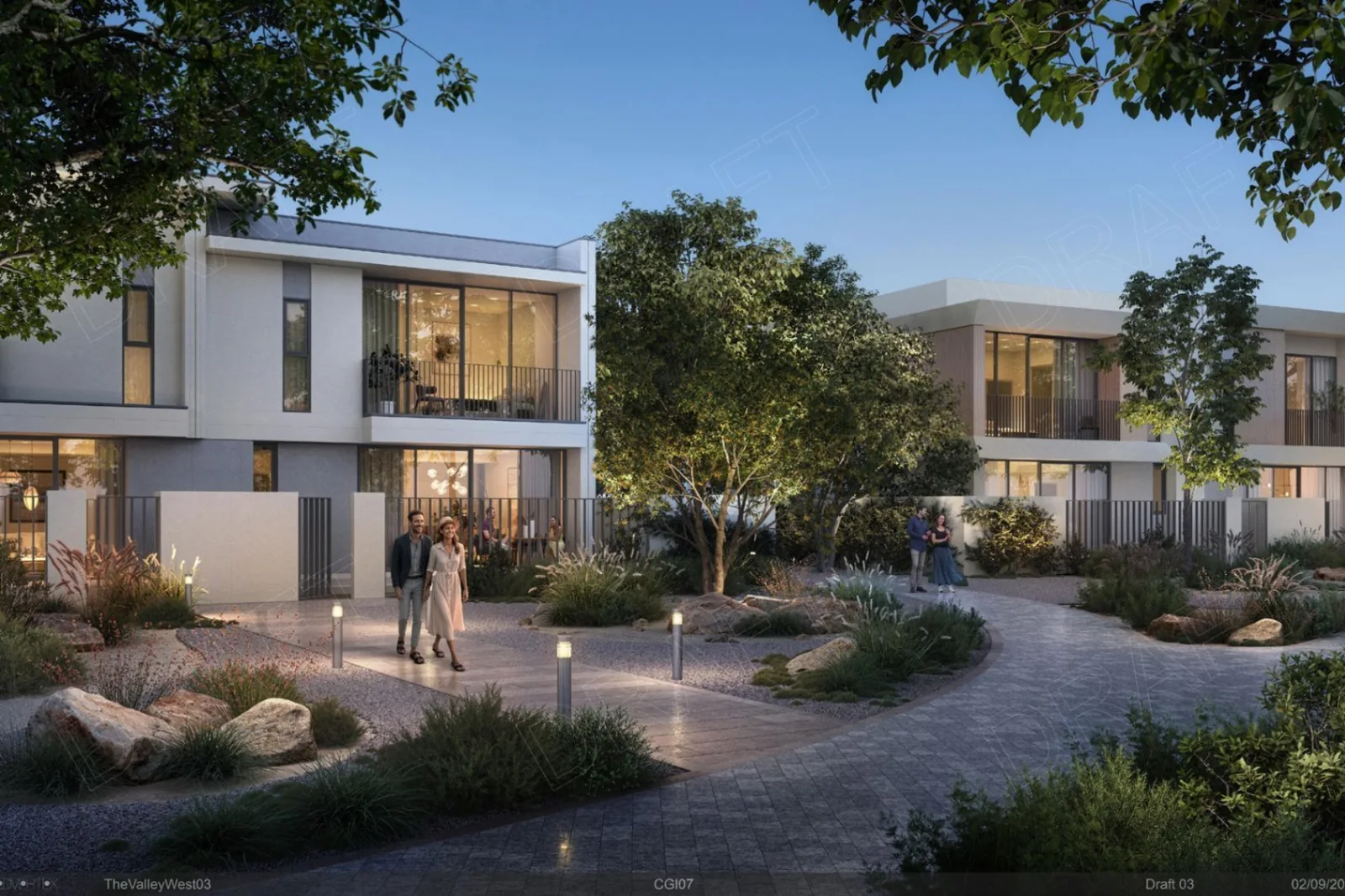 Forest-inspired community trails at Vindera at The Valley by Emaar